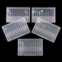 Manicure Combined Nail Drill Bits Kit Cuticle Remover Tools Electric-Files Accessories(ND011)