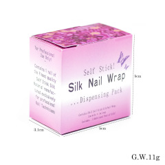 Manicure Self Stick Silk Nail Wraps Silk Reinforcement Extension Tape For Broken Fingernails (M33)