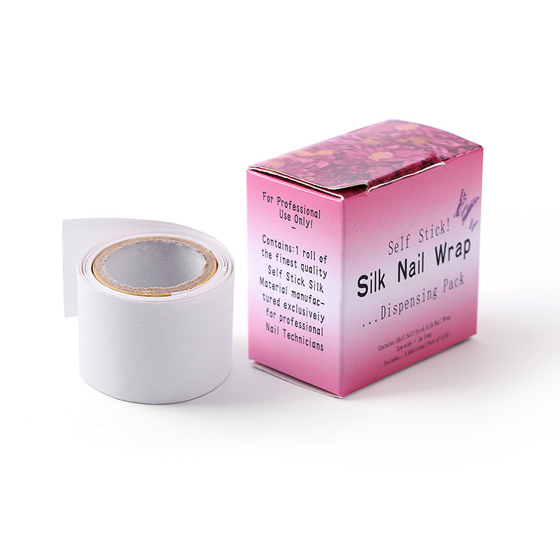 Manicure Self Stick Silk Nail Wraps Silk Reinforcement Extension Tape For Broken Fingernails (M33)
