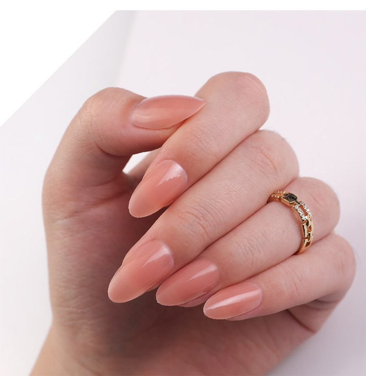 Wholesale Almond Shape False Nail Tips Fake Fingernails 600 pcs in 15 different sizes (NTS-121)