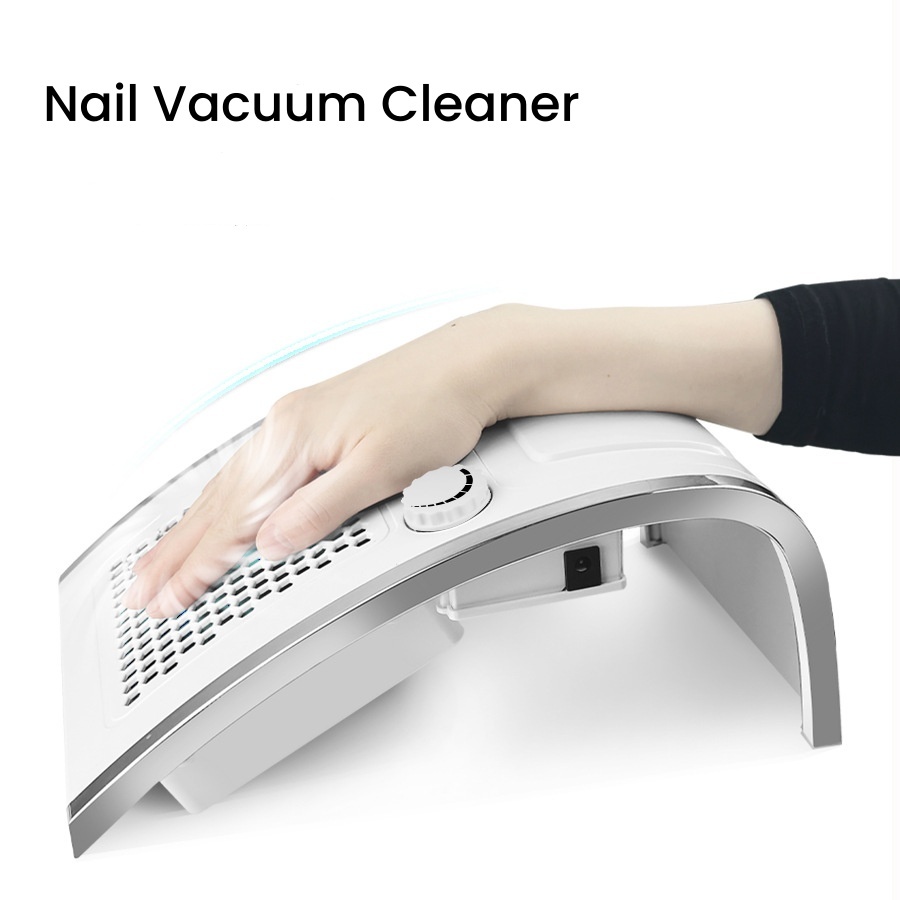 80W Nail Vacuum Cleaner Lower Noise Manicure Pedicure Dust Collector (NDC-108)
