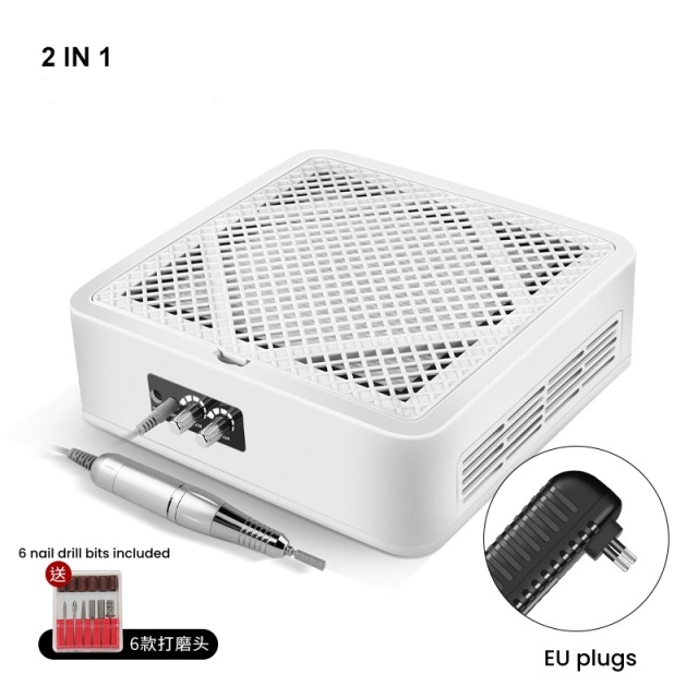 Wholesale 2 in 1 Multifunctional Nail Polisher Vacuum Cleaner 4500 RPM Manicure Nail Machine (NDC-112)