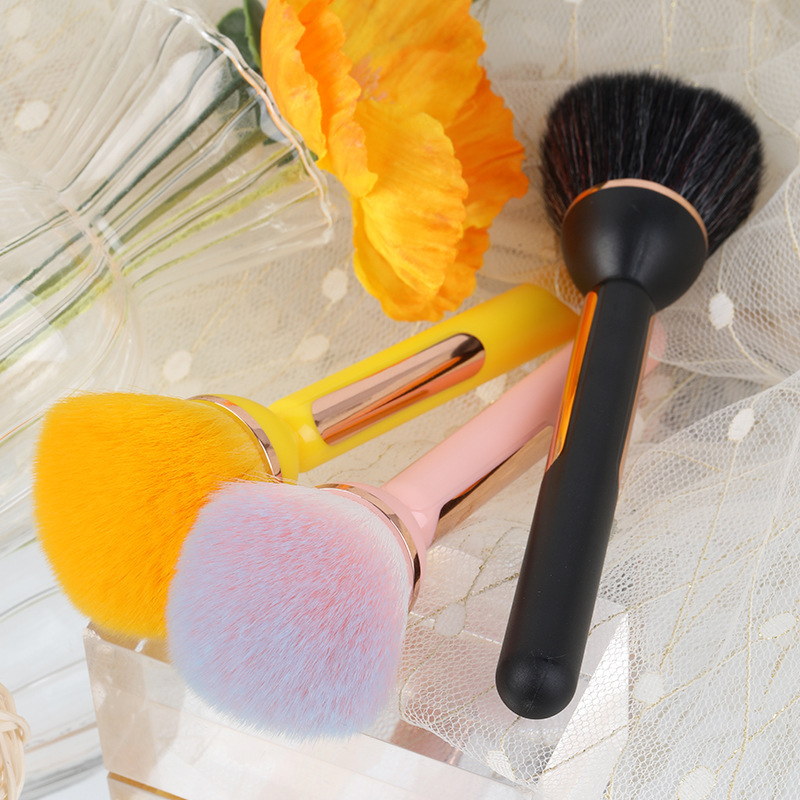 Manicure Nail Dusting Brush Cleaning Tools Cosmetic Make-Up Long handle Brush Tools (B014)