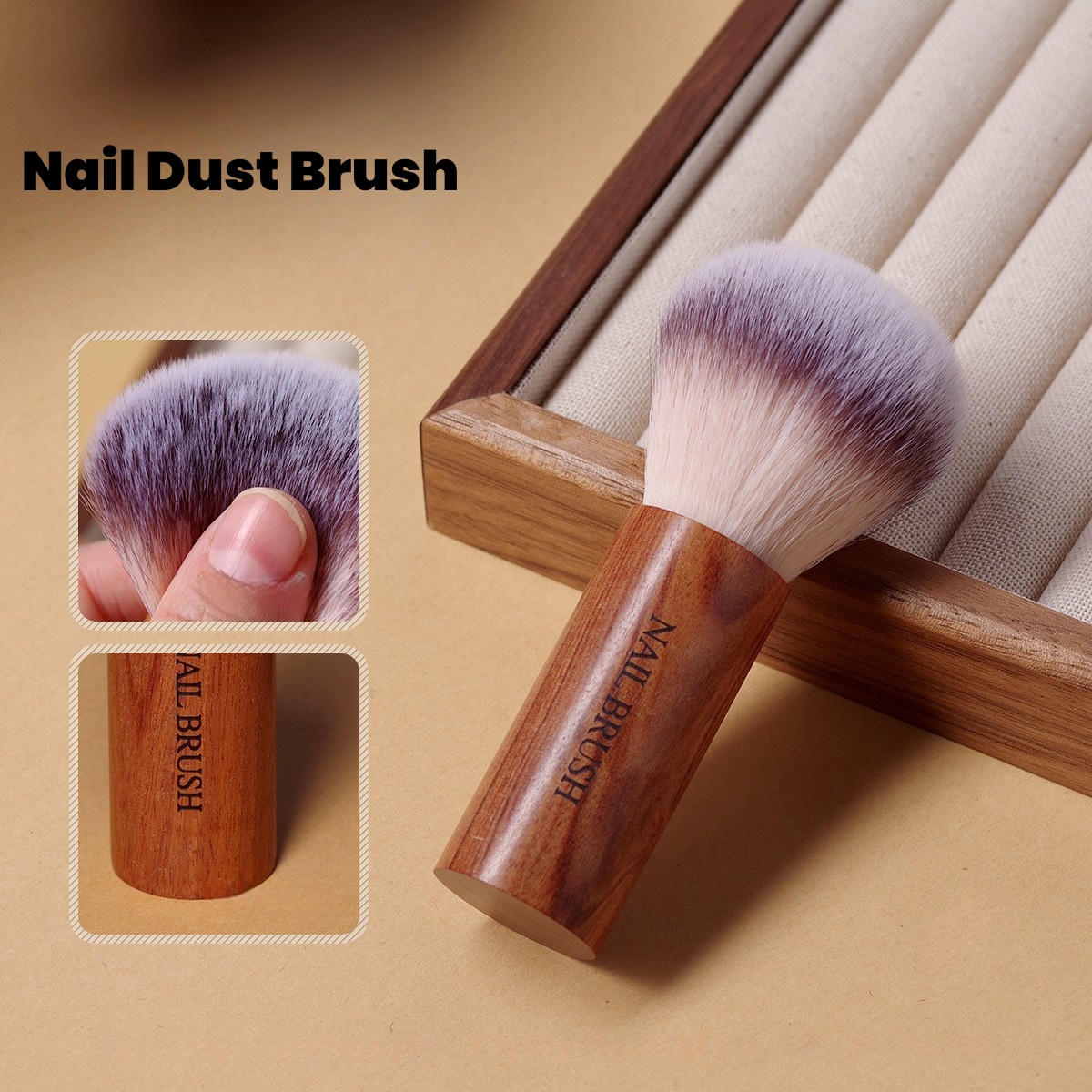 Wooden Handle Dust Brush