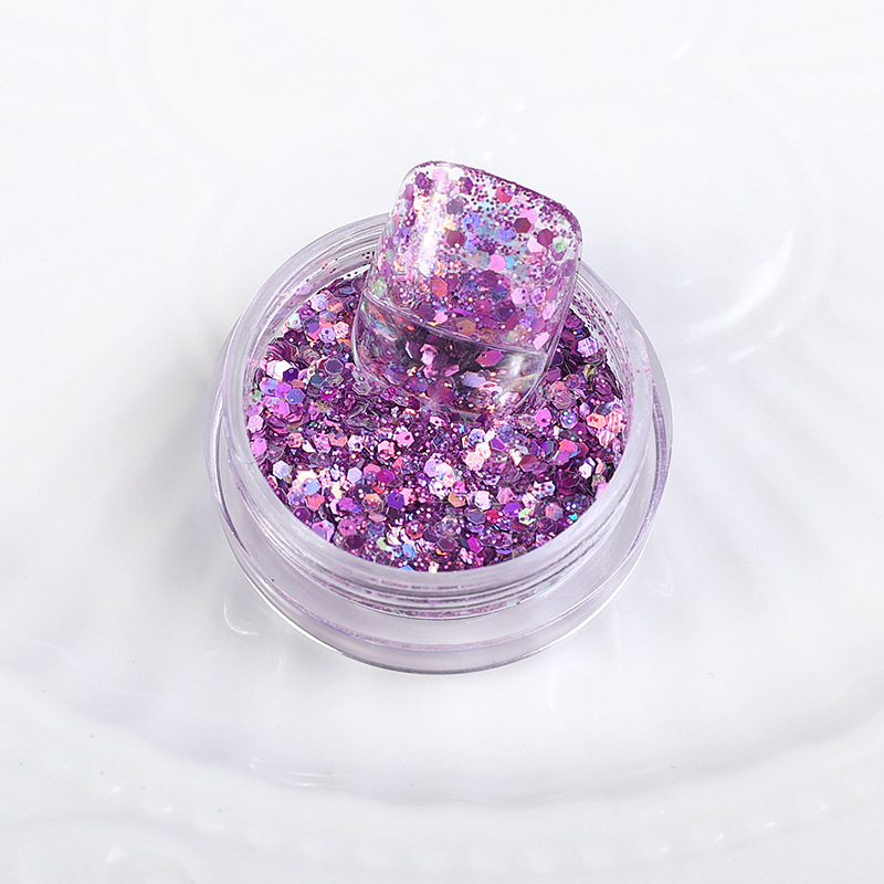 Best Sale Nail Art Sequins Wholesale Glitter Powders for Salons (D129)