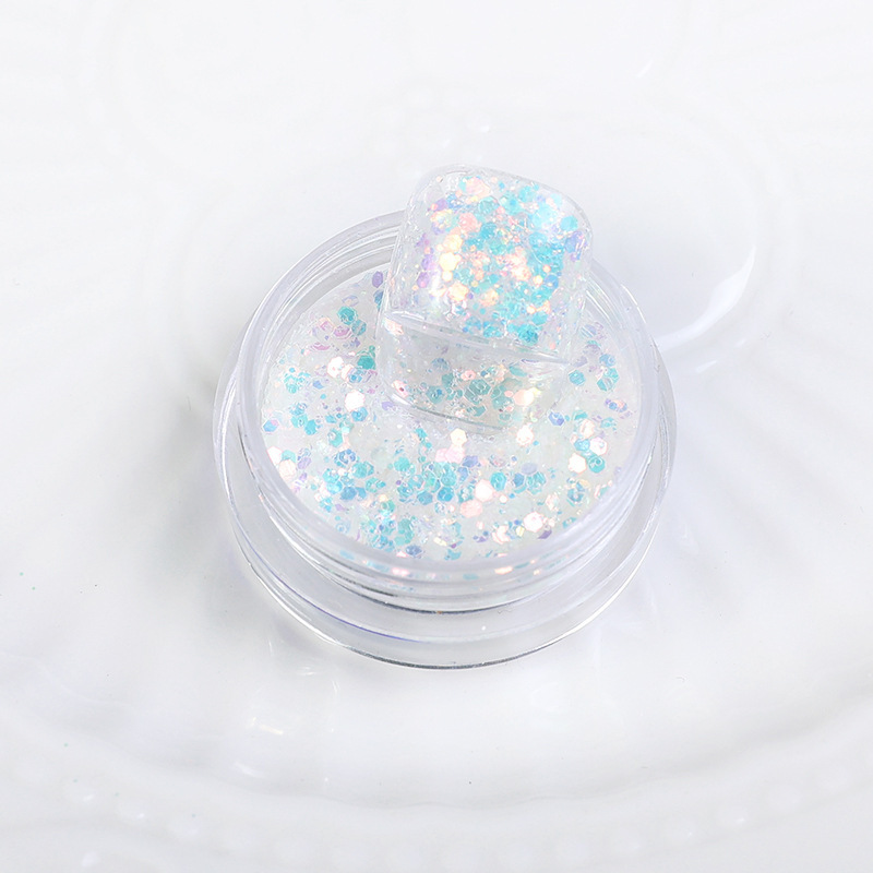 Best Sale Nail Art Sequins Wholesale Glitter Powders for Salons (D129)