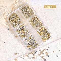 Nail Art Pointed Bottom Rhinestone Wholesale Suppliers Nail Art Crystal Accessories (S064)