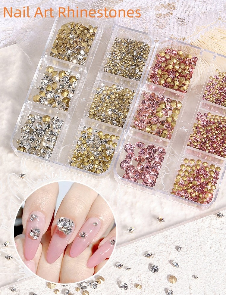 Nail Art Pointed Bottom Rhinestone Wholesale Suppliers Nail Art Crystal Accessories (S064)