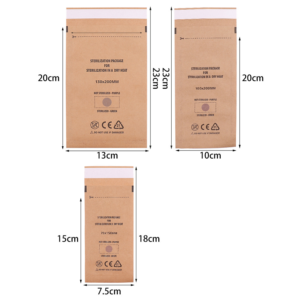 Wholesale Nail Art Sterilization Pouch Disposable Nail Disinfection Accessories Tools(P01)