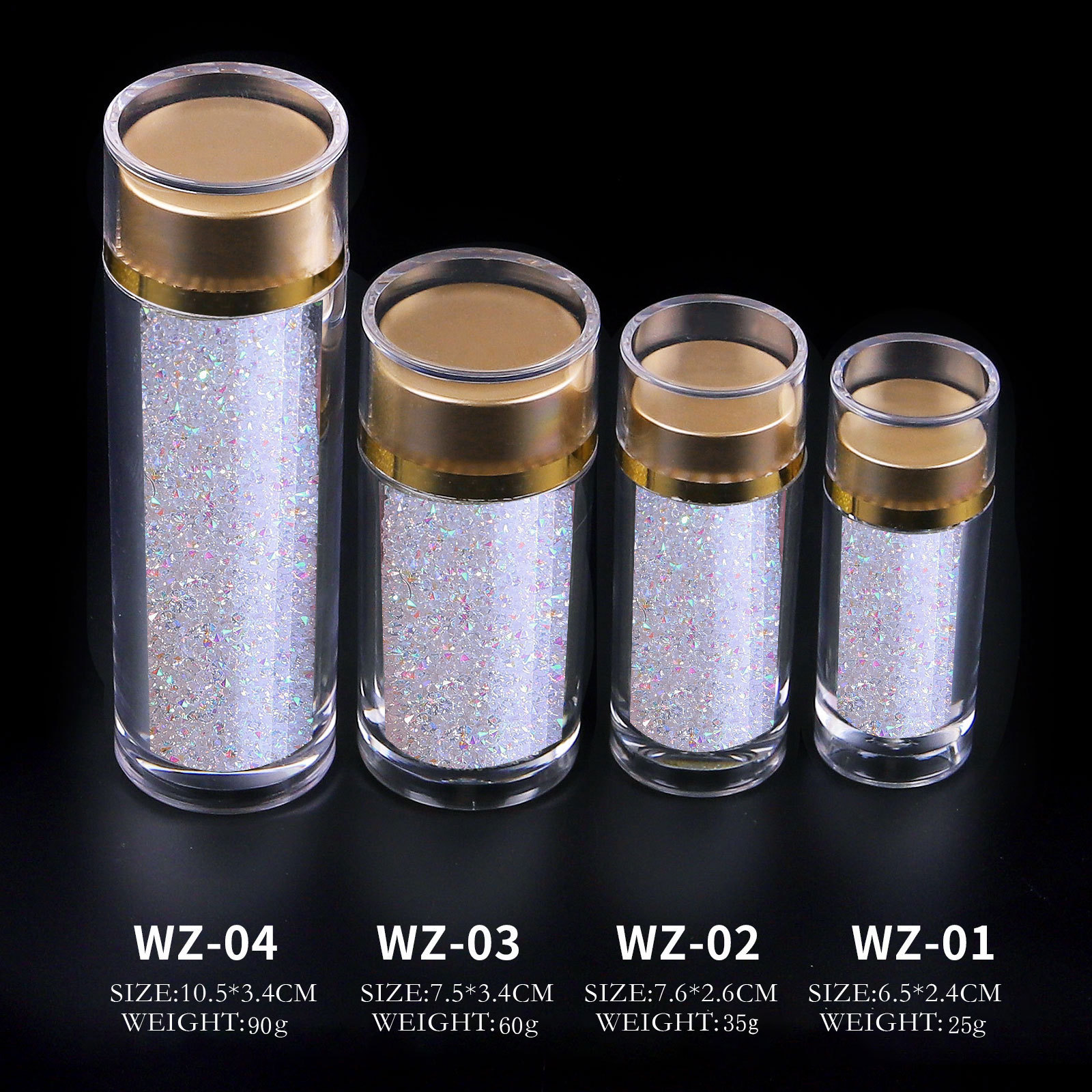 Wholesale Micro AB Crystal Rhinestones Nail Art Fairy Caviar Beads DIY Nail Accessories (D130)