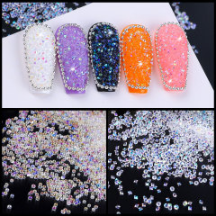 Wholesale Micro AB Crystal Rhinestones Nail Art Fairy Caviar Beads DIY Nail Accessories (D130)