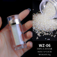 Wholesale Micro AB Crystal Rhinestones Nail Art Fairy Caviar Beads DIY Nail Accessories (D130)