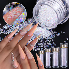 Wholesale Micro AB Crystal Rhinestones Nail Art Fairy Caviar Beads DIY Nail Accessories (D130)