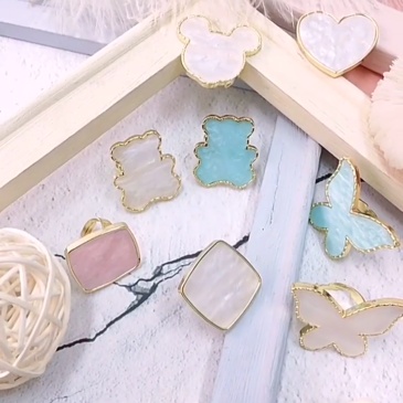 Wholesale Nail Art Japanese Ring Palette Manicure Color Mixing Tools (S011)