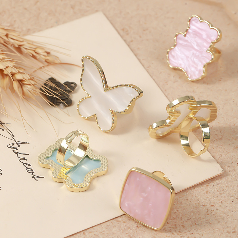 Wholesale Nail Art Japanese Ring Palette Manicure Color Mixing Tools (S011)