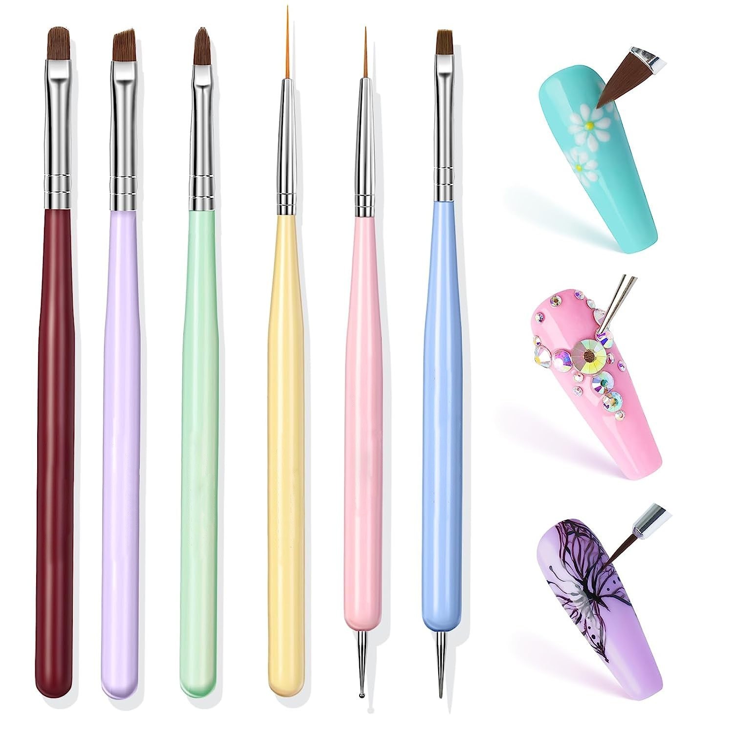Nail Tool Bulk Orders OEM Nail Brushes Customized Manicure Tool Sets (B018)