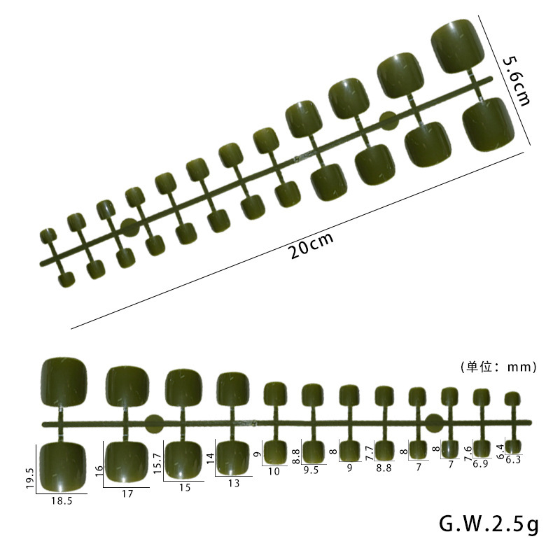 Wholesale Press On Toenails One Minute Nail Art Manicure Artificial Nails (PNT-49)