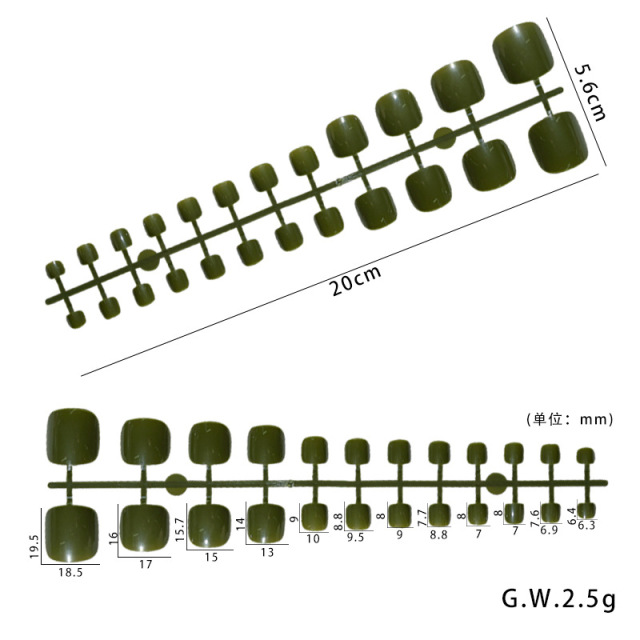 Wholesale Press On Toenails One Minute Nail Art Manicure Artificial Nails (PNT-49)