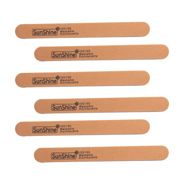 Customized Nail Art Sanding Files OEM Manicure Thin Nail Files (FF02)
