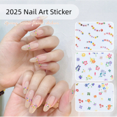 Wholesale Spring Nail Art Stickers Cute Nails DIY Flower Manicure Accessories (NPP49)