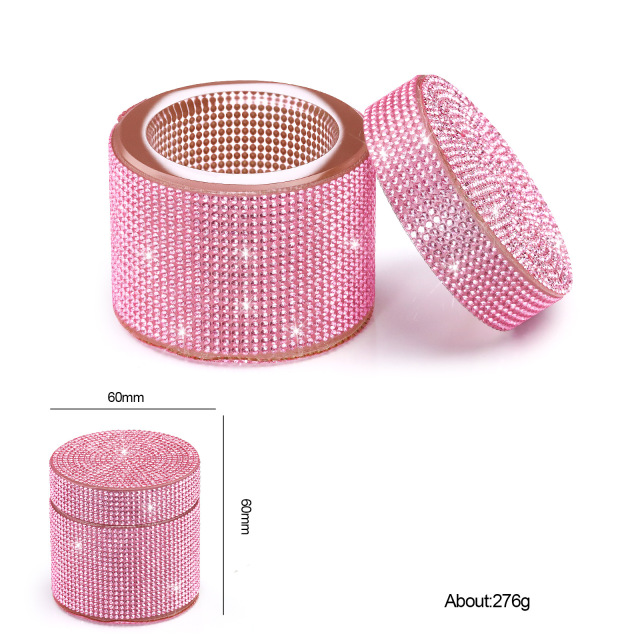 Full Crystal Rhinestones Luxury Nail Art Dappen Dishes Shiny Manicure Liquid Cups (C06)