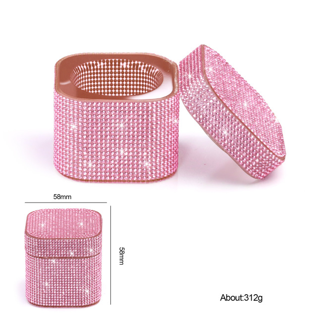 Full Crystal Rhinestones Luxury Nail Art Dappen Dishes Shiny Manicure Liquid Cups (C06)