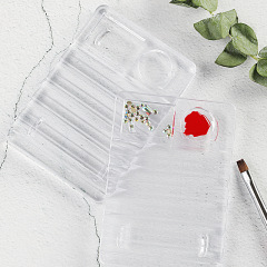 2026 High Quality Nail Brush Holders with Gel Color Palette Manicure Tool Supplies (B021)