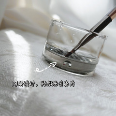 Nail Art Brush Cleaning Cup with Stainless Steel Mesh Lid Nail Care (C07)