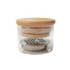 Nail Art Brush Cleaning Cup with Stainless Steel Mesh Lid Nail Care (C07)