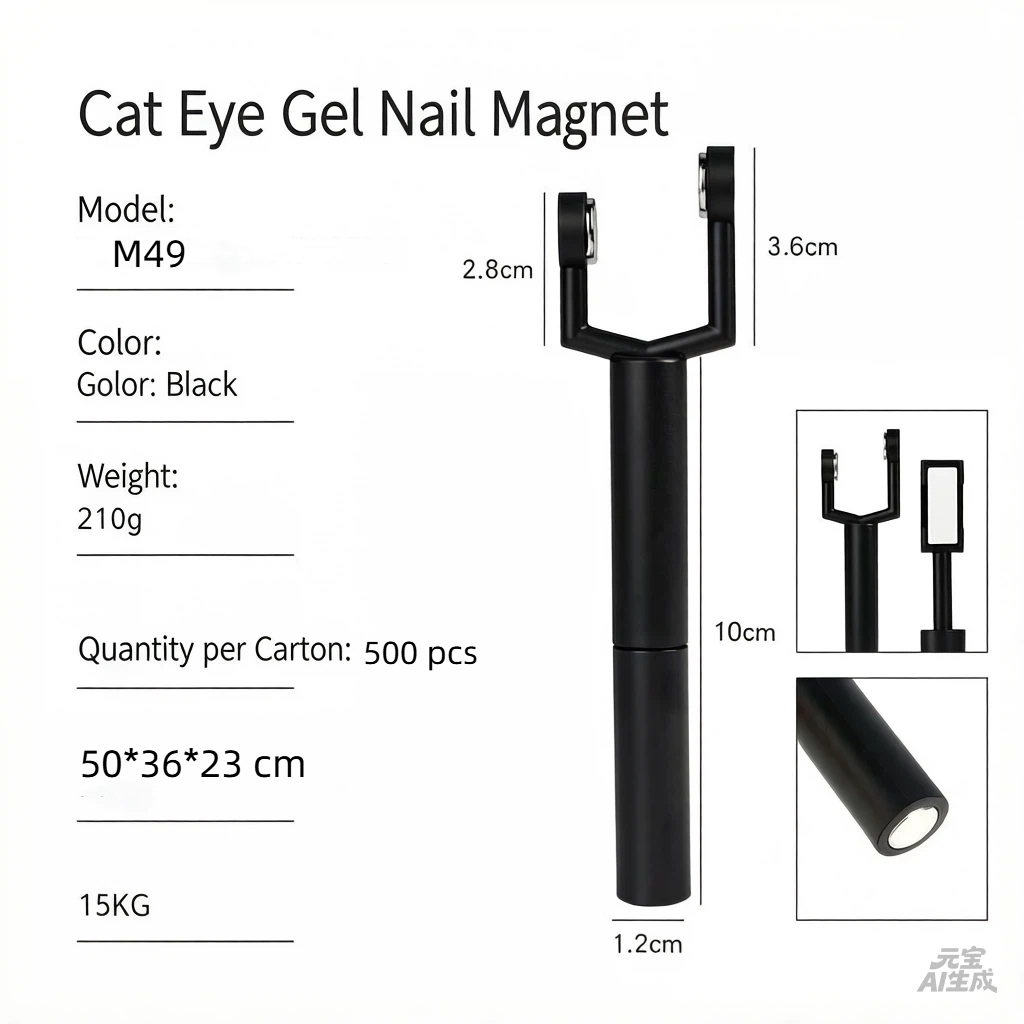 2026 Latest 3 in 1 Detachable Nail Magnet​ French Nails Tools（M49）