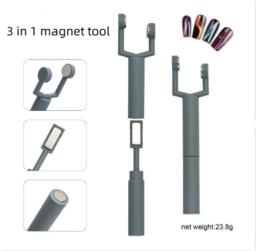 2026 Latest 3 in 1 Detachable Nail Magnet​ French Nails Tools（M49）
