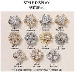 Rotating Snowflake & Lucky Charm 5D Nail Art Decorations – DIY & Salon Nail Design​ (D132)