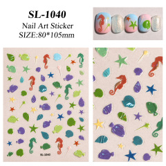Wholesale Salon Summer Ocean Nail Art Stickers Manicure Supplies (NPP53)