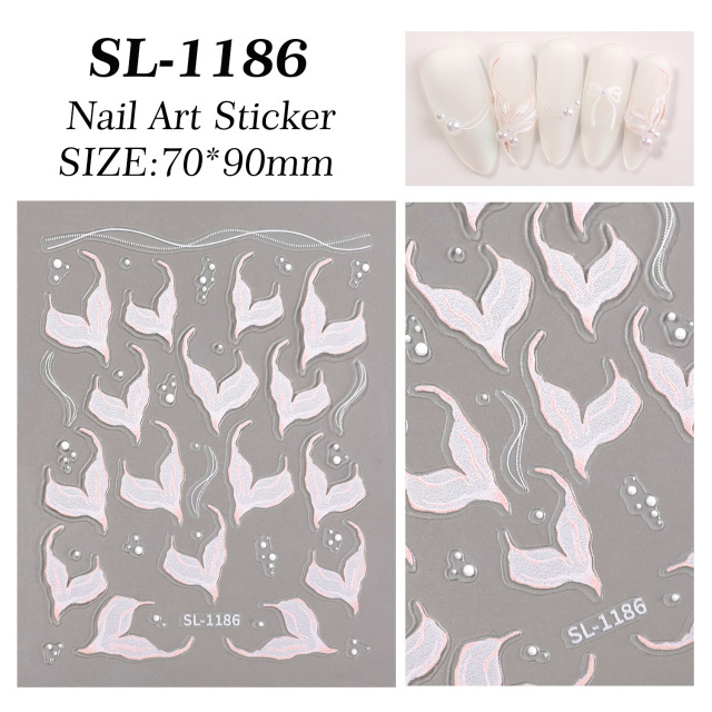Wholesale Salon Summer Ocean Nail Art Stickers Manicure Supplies (NPP53)