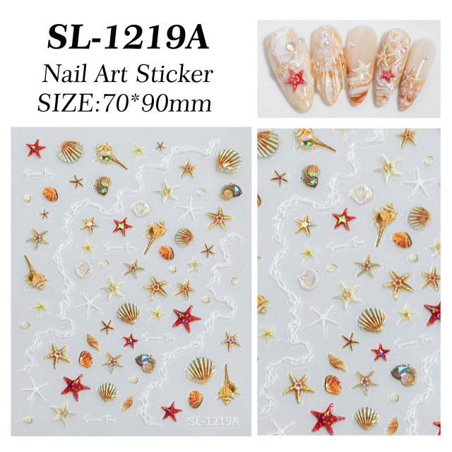 Wholesale Salon Summer Ocean Nail Art Stickers Manicure Supplies (NPP53)