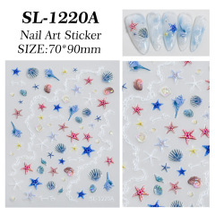 Wholesale Salon Summer Ocean Nail Art Stickers Manicure Supplies (NPP53)