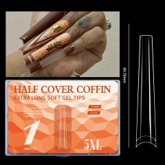 Wholesale 5XL Extra Long Nail Tips For Beauty Salon