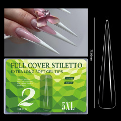 Wholesale 5XL Extra Long Nail Tips For Beauty Salon