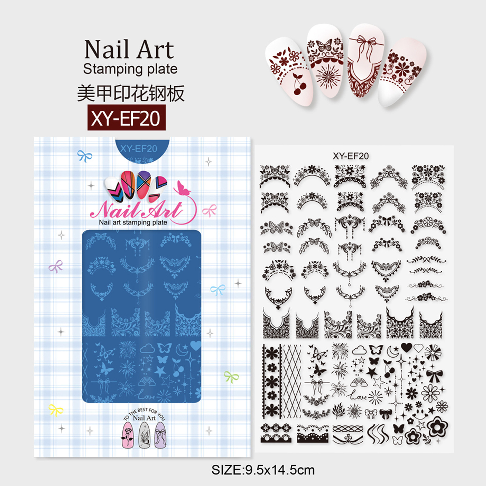 Wholesale New Arrival 20-Design Nail Stamping Plates (SNA11)
