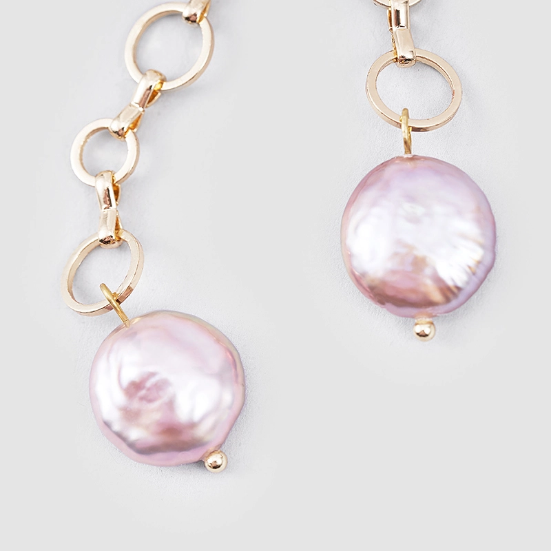 Original  handmade  natural pearls earrings OHGGPE24072