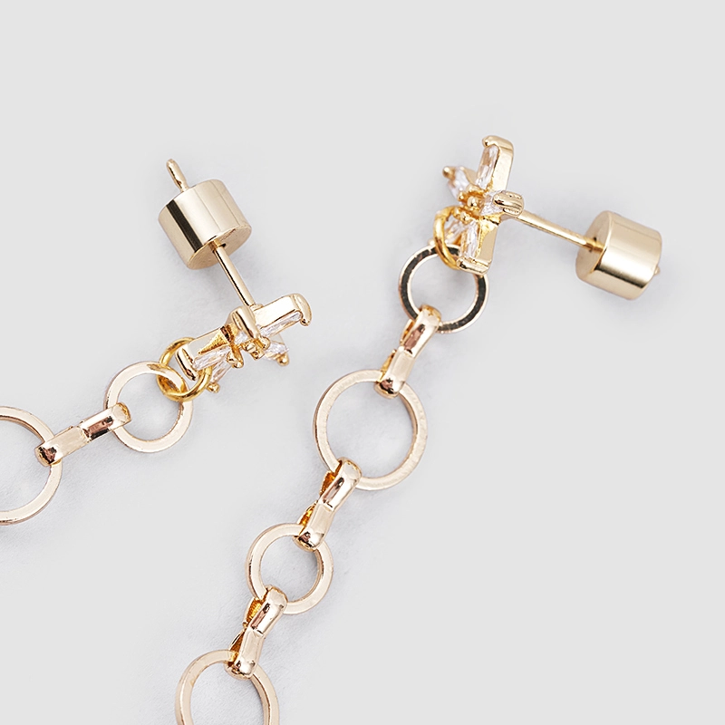 Original  handmade  natural pearls earrings OHGGPE24072