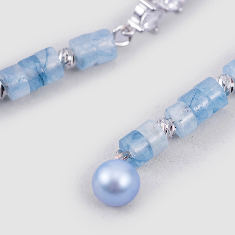 Original  handmade  natural pearls earrings OHGGPE24079
