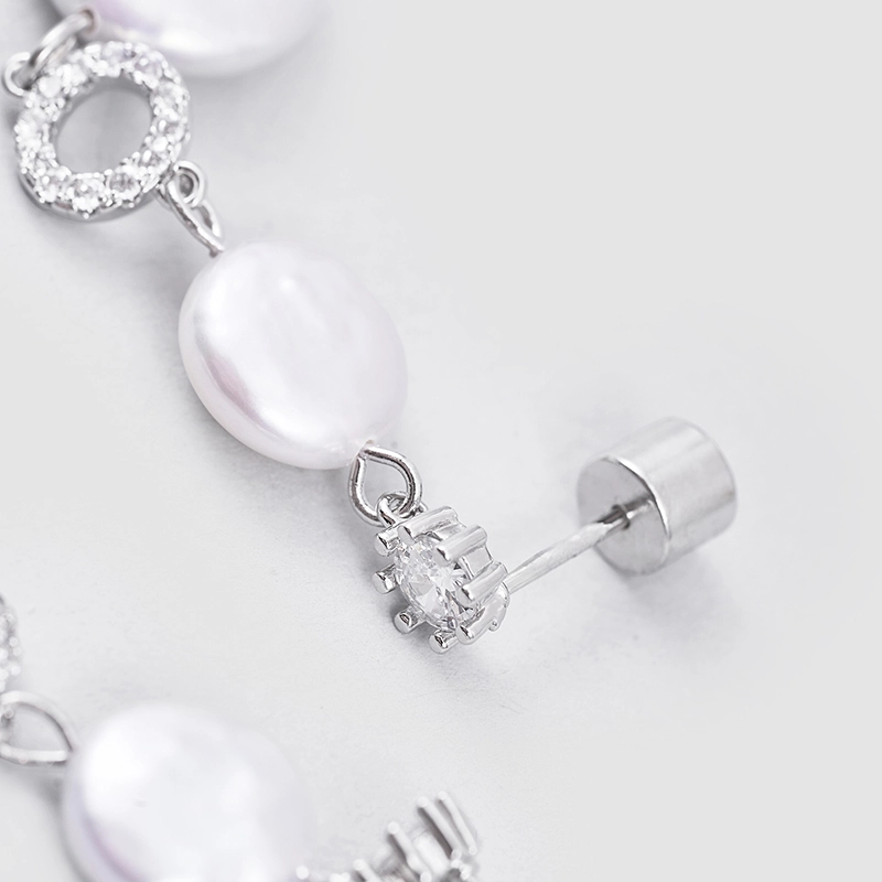 Original  handmade  natural pearls earrings OHGGPE24074