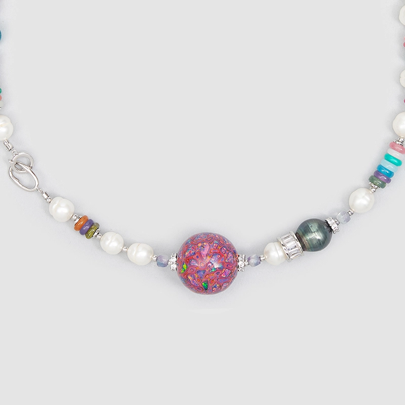Original  handmade  natural pearls Necklace OHGGRN24135