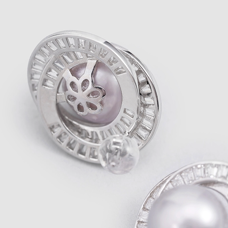 Original  handmade  natural pearls earrings OHGGPE24067
