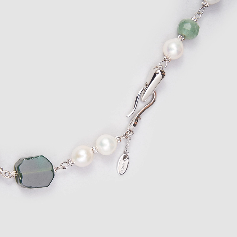 Original Handmade Natural Pearls sweater chain by OHGG - OHGGRN24185