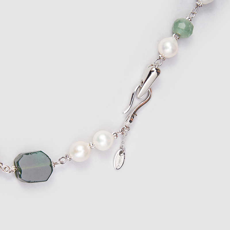 Original Handmade Natural Pearls sweater chain by OHGG - OHGGRN24185
