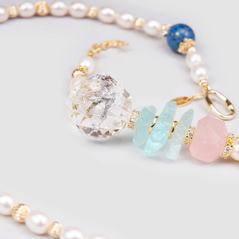 Original Handmade Natural Pearls Necklace  by OHGG - OHGGRN24176