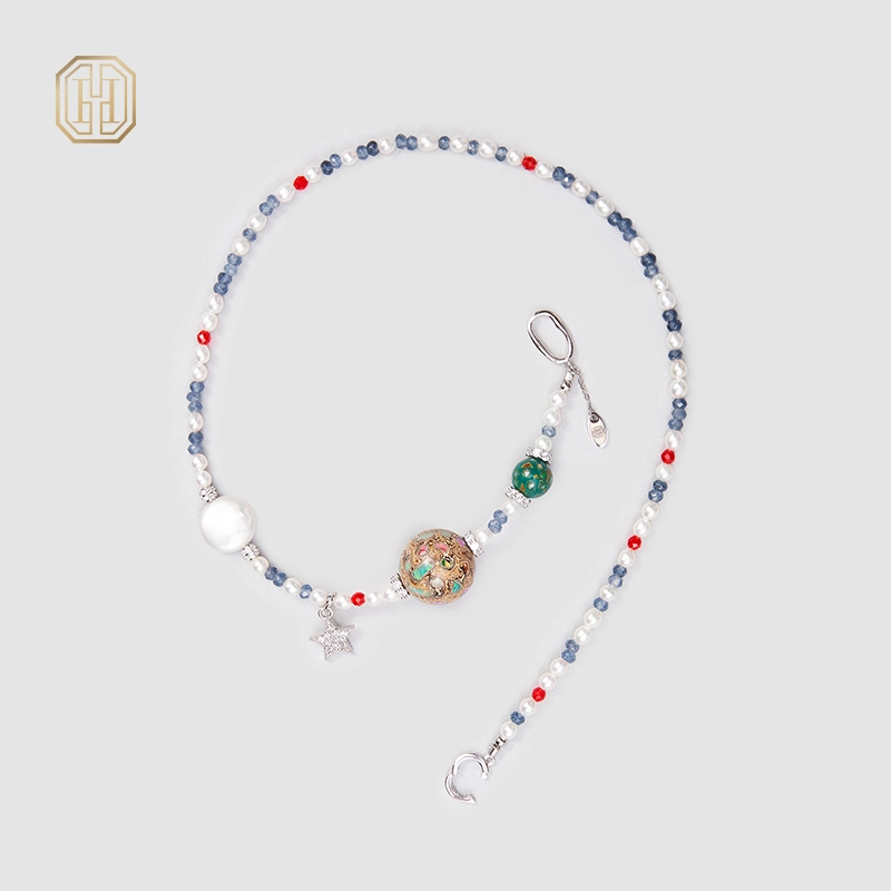 Original Handmade Natural Pearls collar by OHGG - OHGGRN24168