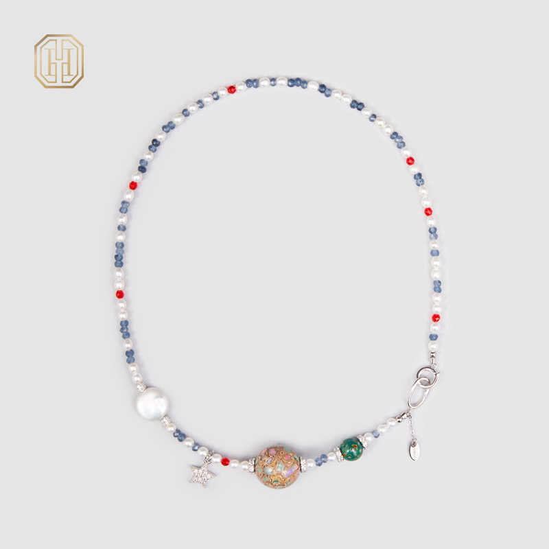 Original Handmade Natural Pearls collar by OHGG - OHGGRN24168